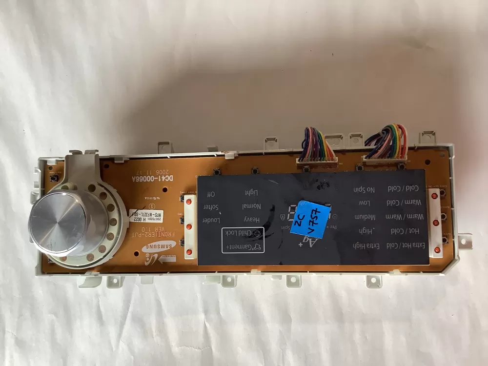 Samsung MFS-WF327L-S0 MFS-WF327L-T0 Washer Main Control Board AZ143262 | ZCV757