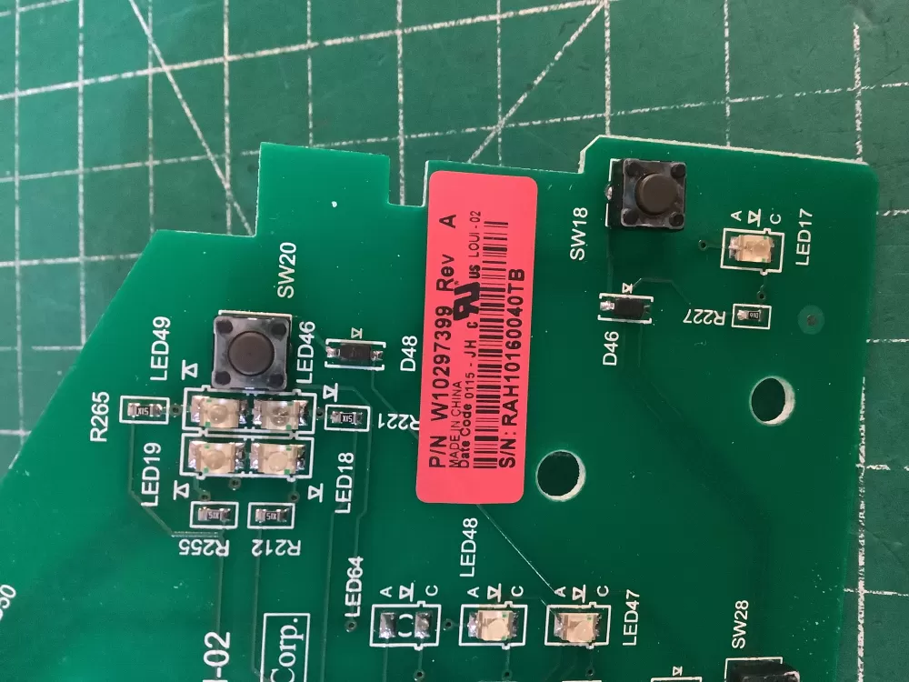 Whirlpool W10297399 W10211353 Washer Control Board AZ210224 | NR2605