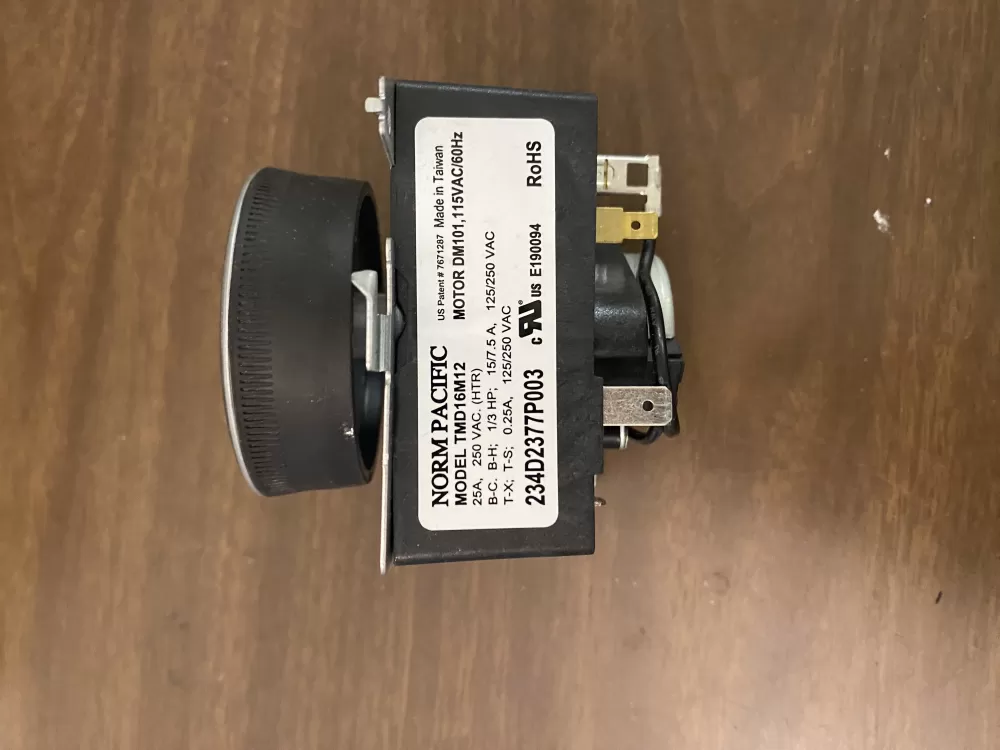 GE TMD16M12 234D2377P003 Dryer Timer