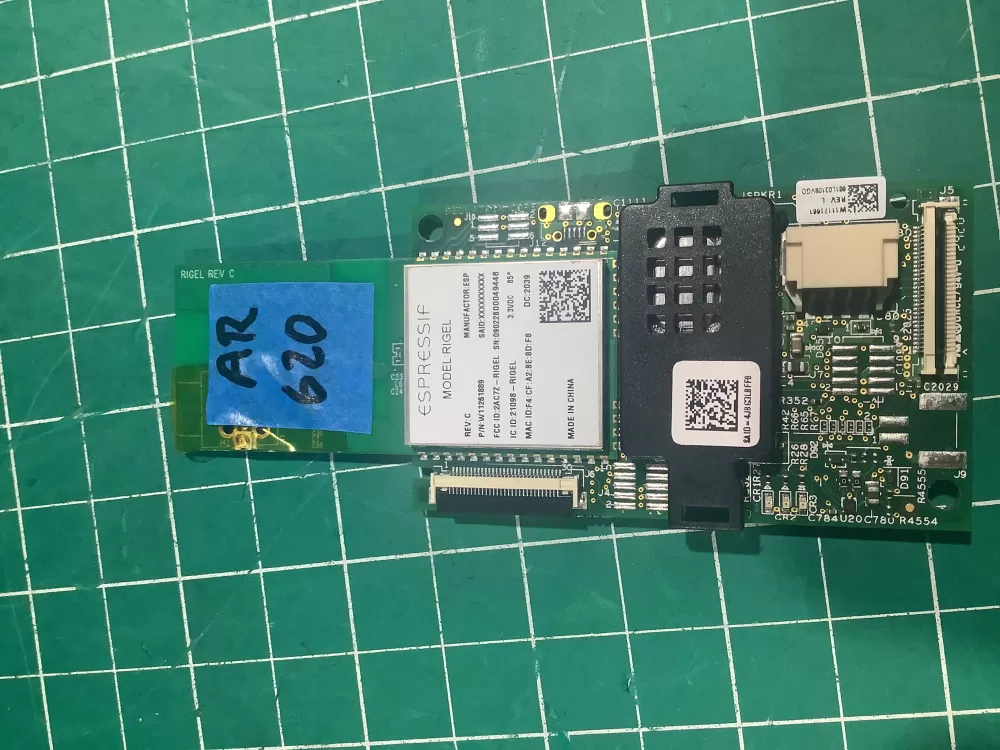 Whirlpool W11261889 Washer Or Dryer Bluetooth Control Board AZ136926 | AR620