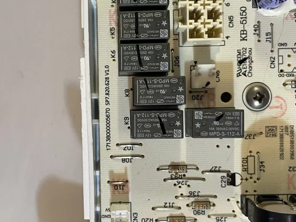 Midea Washer Control Board Part 17138000005670 17138000020922 AZ188969 | KMV231