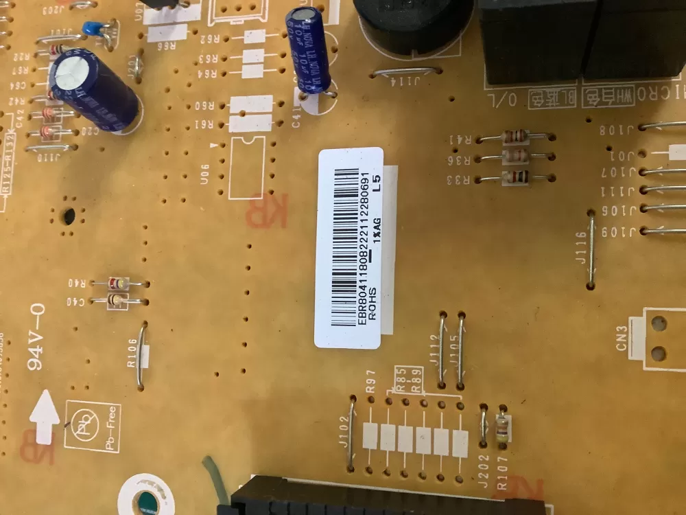 LG EBR80411808 Microwave Control Board