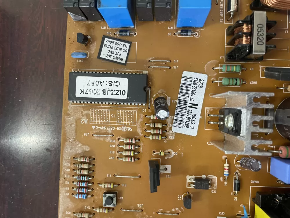 LG Kenmore 6871JB1423B AP4439541 Refrigerator Control Board AZ38638 | KM274