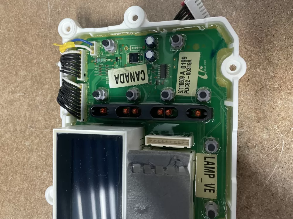 Samsung DC92-00319A Washer Control Board Vrt Steam Panel AZ24319 | KMV200