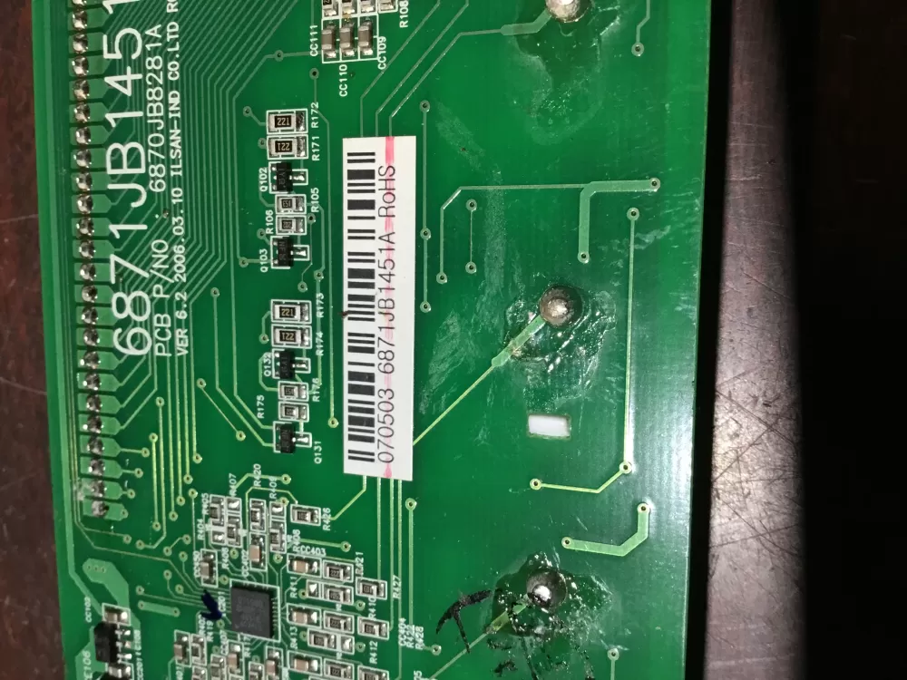 LG Kenmore 6871JB1451A Refrigerator Control Board Dispenser AZ72079 | NR1833