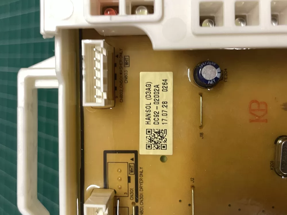 Samsung DC92 02002A Washer Control Board AZ210974 | Wmv934