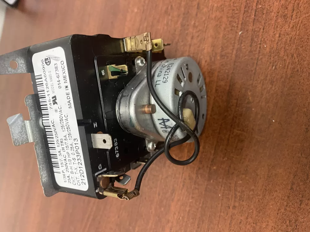 GE 212D1233P013 WE4M365 Dryer Timer AZ52928 | BK1851
