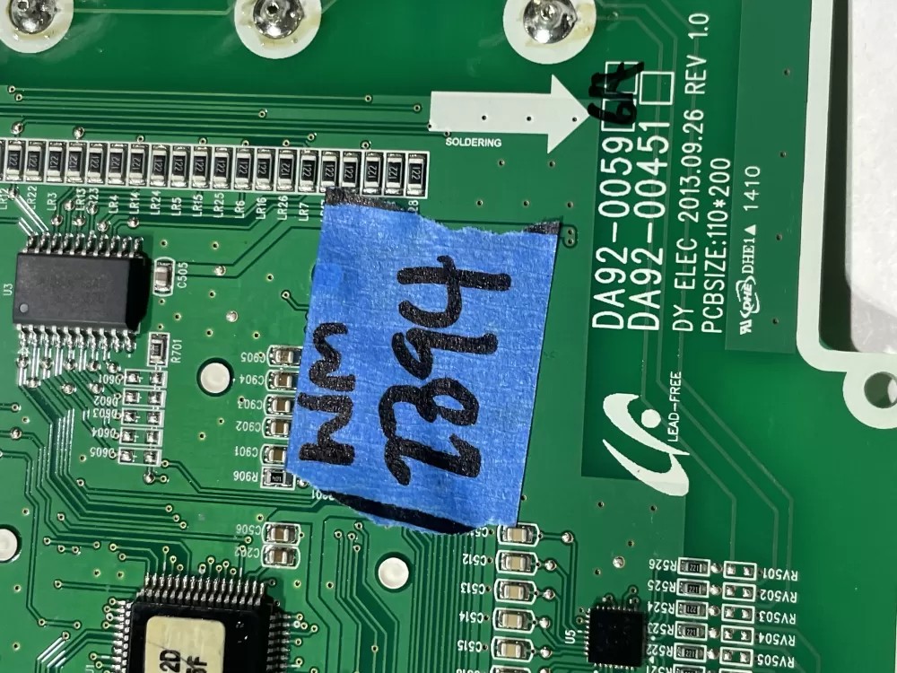 Samsung DA92-00596A Refrigerator Dispenser Control Board AZ142352 | Wm2394