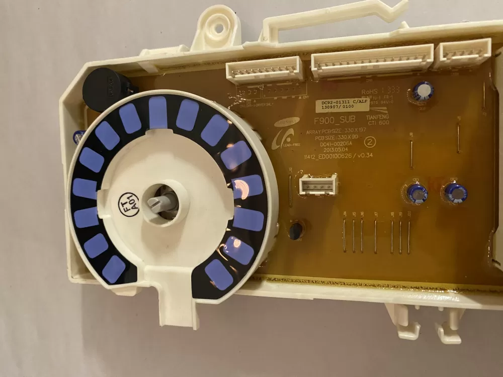 Samsung DC92 01311C PS8763911 DC9201311C Washer Control Board AZ197880 | BK2761