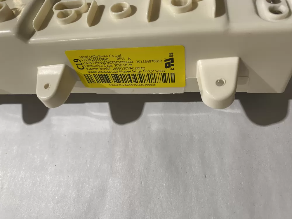 GE 17138100009645 WH12X10380 Washer Control Board AZ190843 | BKV874