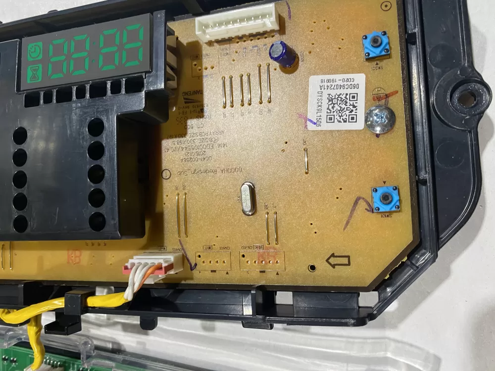 Samsung DC94 07241A Washer Control Board AZ184307 | BKV859