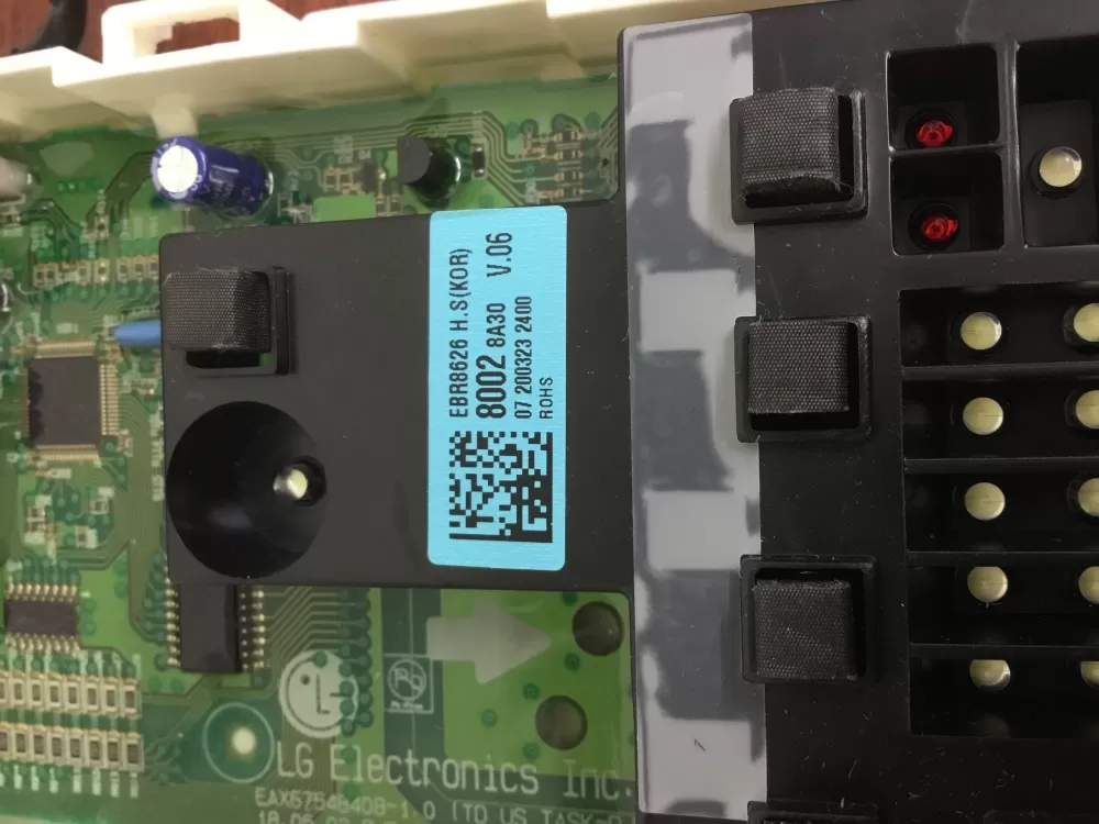 LG Control Board Part # EBR86268002 / AP6887908 AZ28152 | NR1637