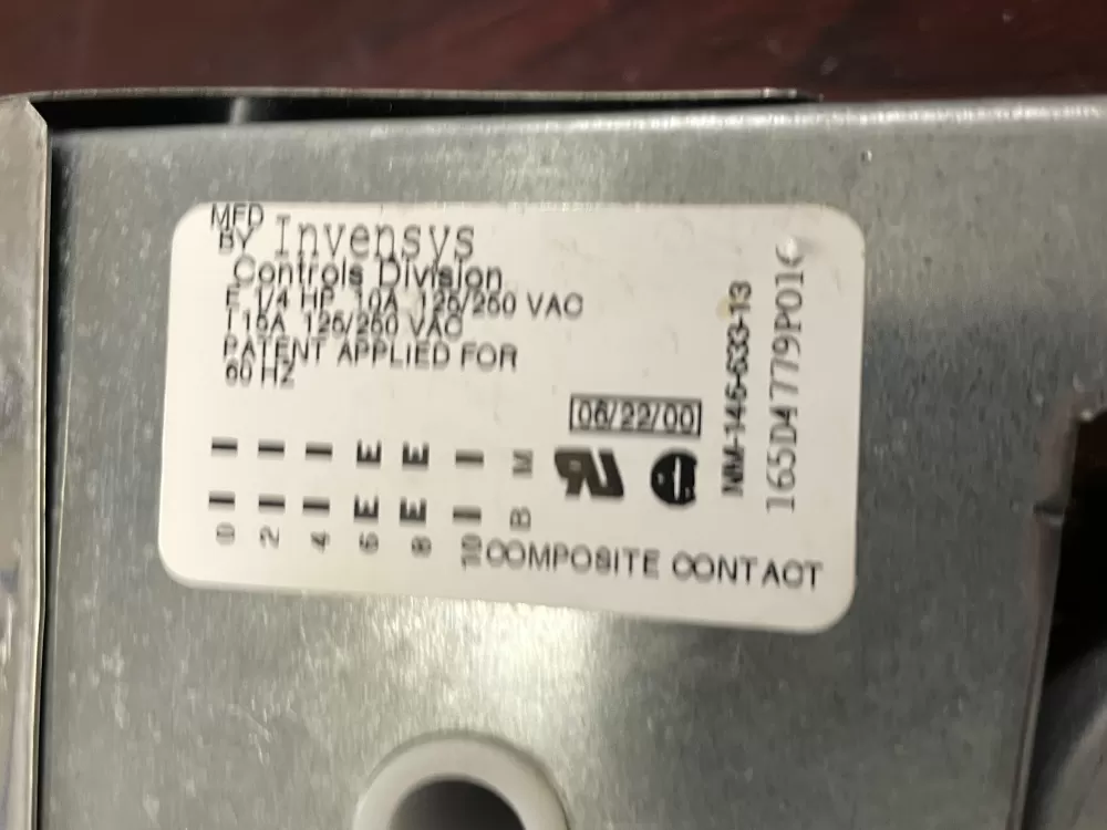 GE Kenmore 165D4779P016 Dishwasher Timer AZ87220 | Wm1990