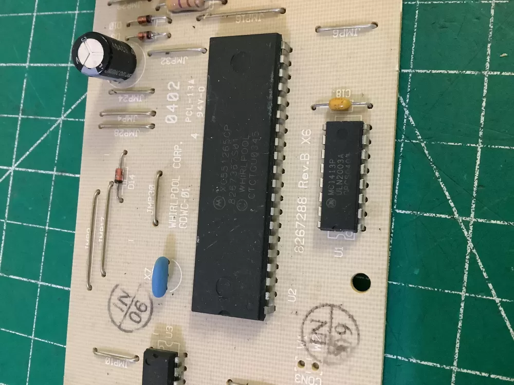 Kenmore  Whirlpool 8267288 Dishwasher Control Board