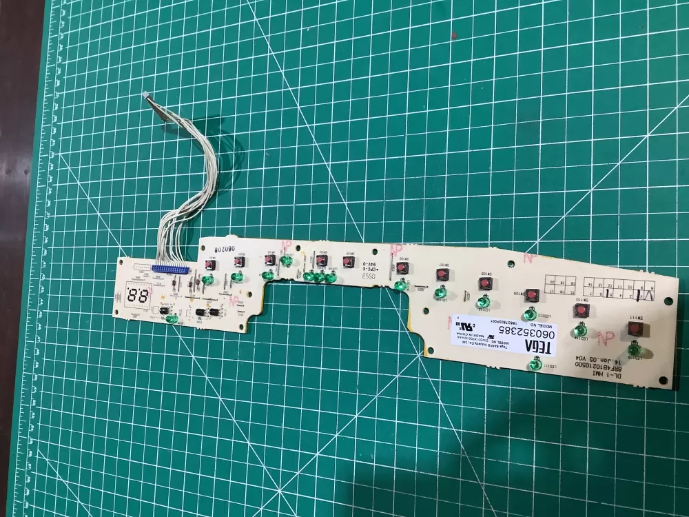 GE 165D7803P001 Dishwasher Control Board