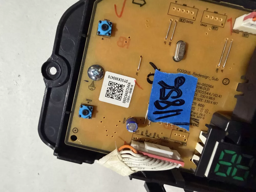 Samsung DC92-01802Q DC94-07244A Washer Control Board AZ225409 | KMV856