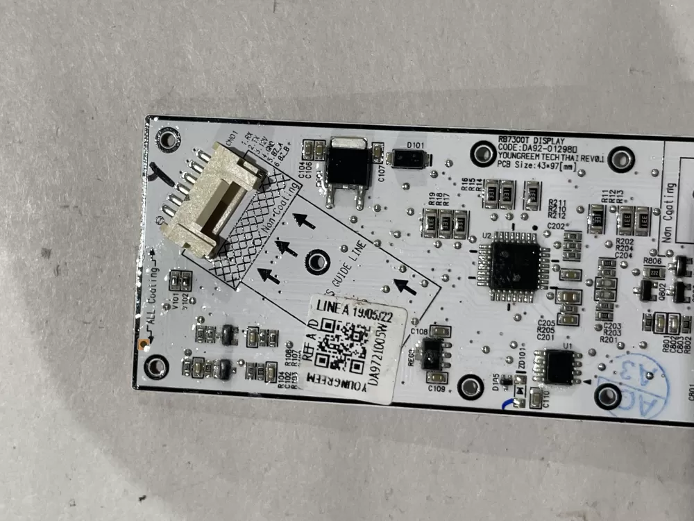 Samsung Refrigerator PBA Module Assembly DA92-0129B AZ182878 | KM2696