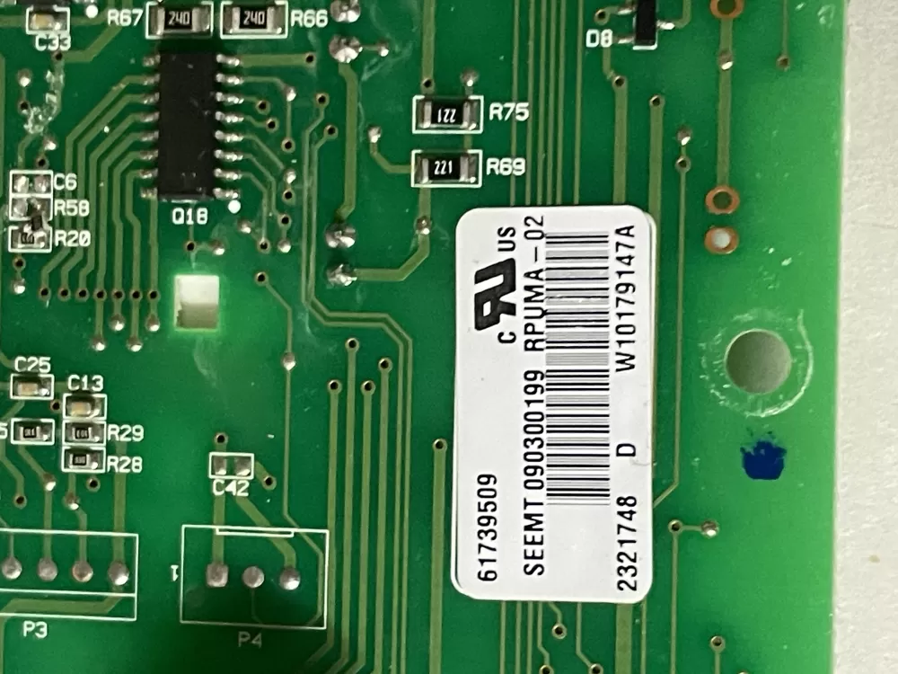 Whirlpool Kenmore 61739509 Refrigerator Control Board Dispenser AZ47343 | Wm654