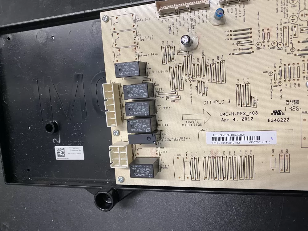 GE 237D1060G021 Washer Control Board AZ10005 | BKV253
