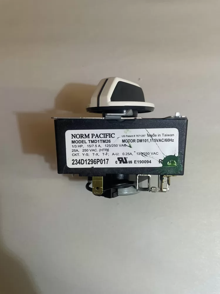 Kenmore  General Electric WE4M521 WE04X22654 PS11721520 234D1296P017 Dryer Timer