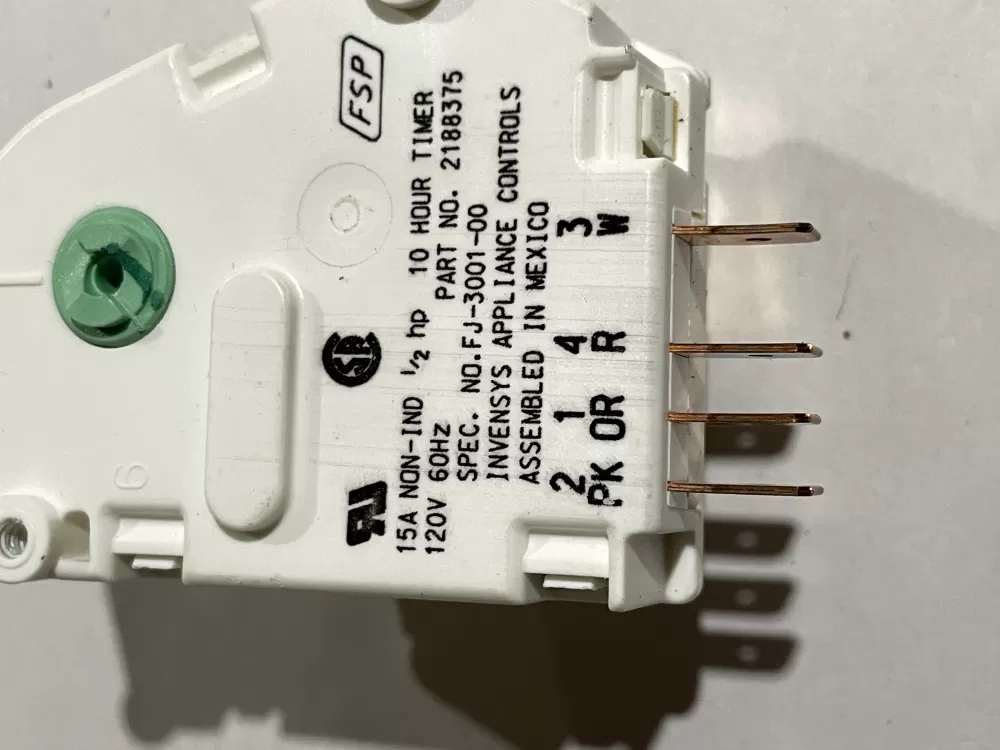 Whirlpool Kenmore W10822278 Refrigerator Defrost Timer AZ171918 | Wm539