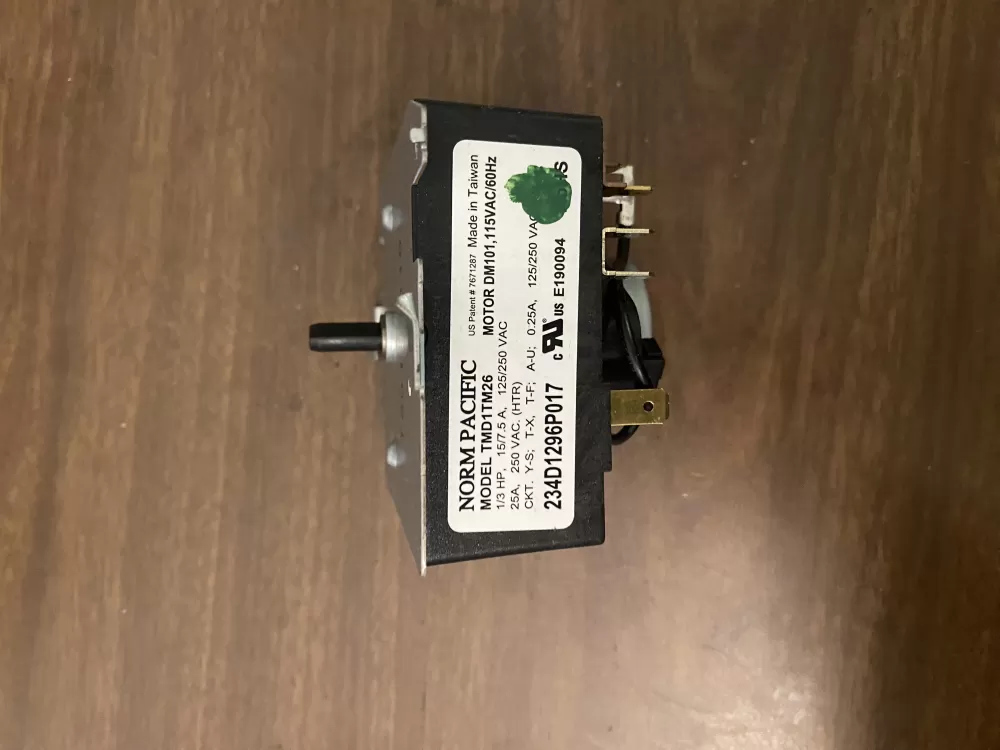 Kenmore  General Electric WE4M521 WE04X22654 PS11721520 234D1296P017 Dryer Timer