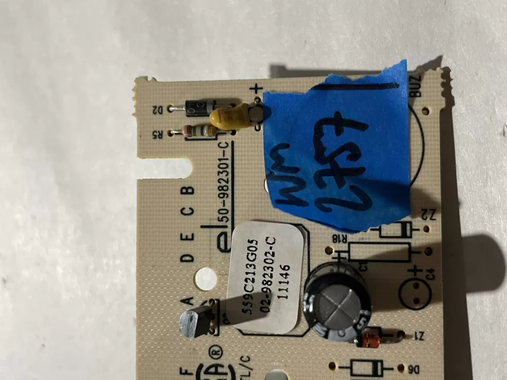 GE 559C213G05 50-982301-D 50-982301-E Dryer Control Board AZ197852 | Wm2757