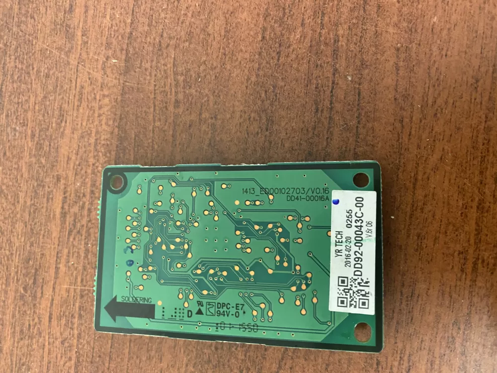 Samsung DD92 00043C Washer Control Board Electronic AZ42197 | BK580