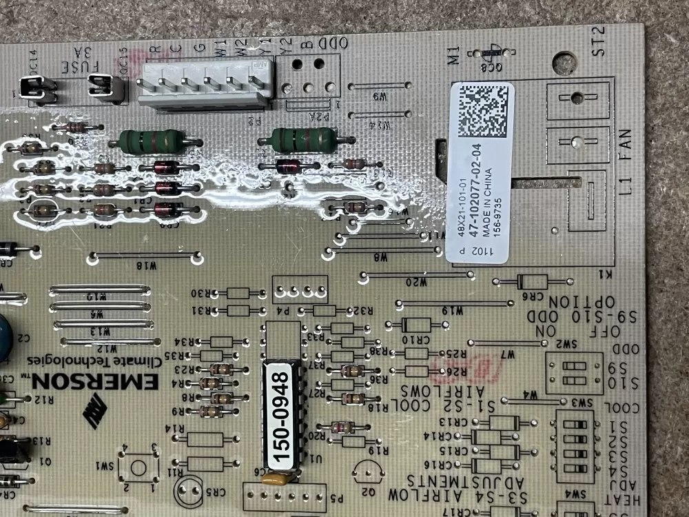 Rheem Air Handler Control Board 47-102077-02-04 156-9735 AZ15651 | KM960