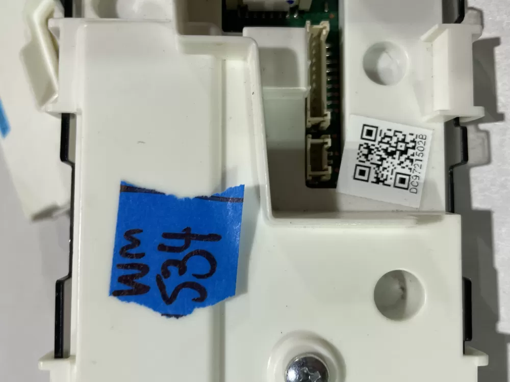 Samsung DC97-21502B Dryer Interface Control Board AZ159885 | Wm534