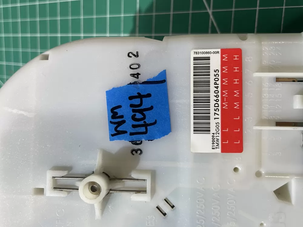 GE 175D6604P055 WH45X22698 Washer Timer AZ193364 | Wm494