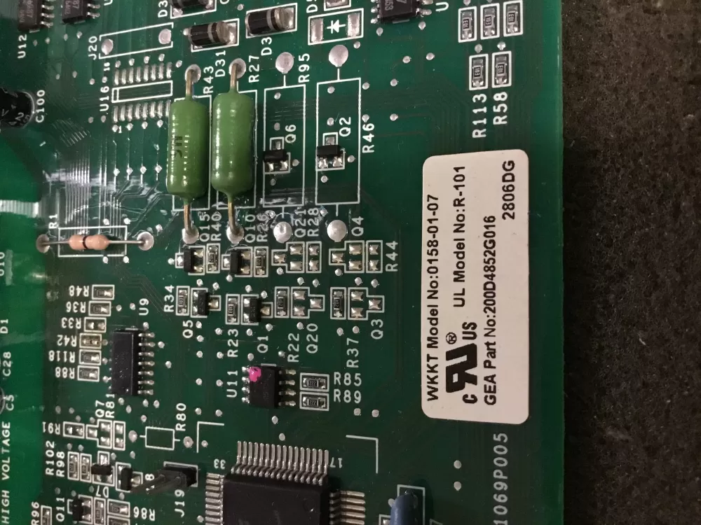 GE WR55X10942 WR55X10942C Refrigerator Control Board AZ100684 | NR134