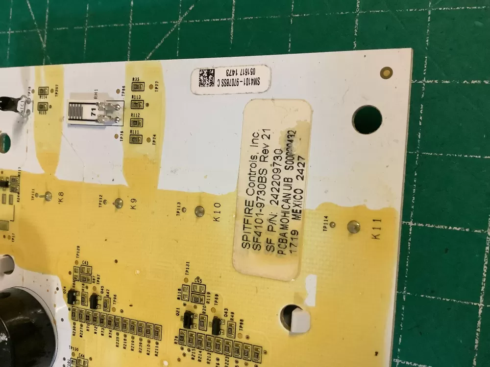 Frigidaire AP6285796 Refrigerator Display Control Board P# AZ227941 | NR530