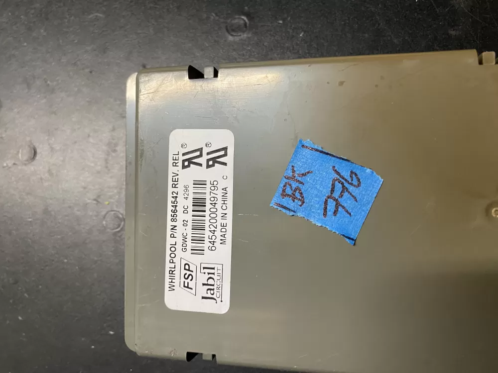Whirlpool KitchenAid Kenmore WP8564543 Dishwasher Control Board AZ23754 | BK776