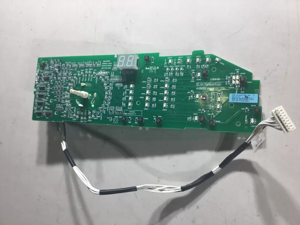 Whirlpool W10399100 W10296457 Washer Control Board