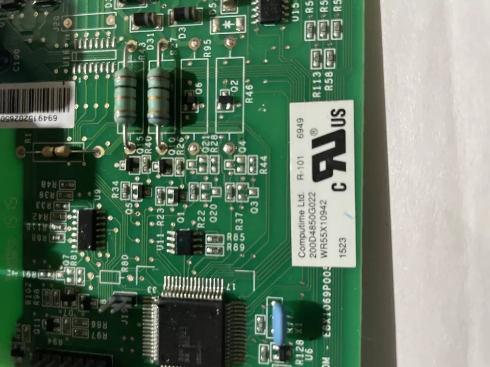 GE 200D6221G028 EBX1110P002 Refrigerator Control Board AZ200684 | Wm1802