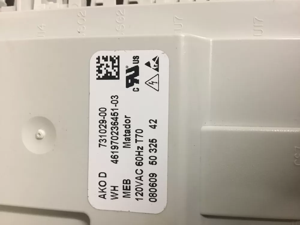 Whirlpool 461970236451 03 Washer Control Board AZ19134 | NR62