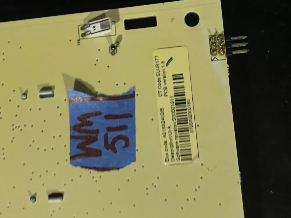 Electrolux Refrigerator A01932402/B Control Board AZ38273 | Wm511