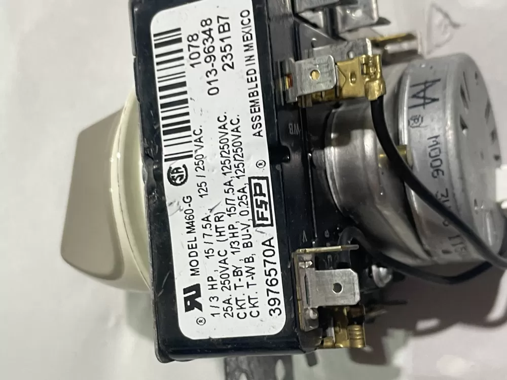 Whirlpool 3976570A Dryer Timer AZ168092 | Wm579