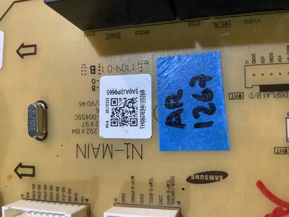 Samsung DE9403926B Range Control Board AZ227756 | AR1267