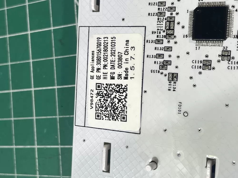 GE 308D1567G004 WH22X34919 Washer Control Board Panel AZ197540 | Wm2736