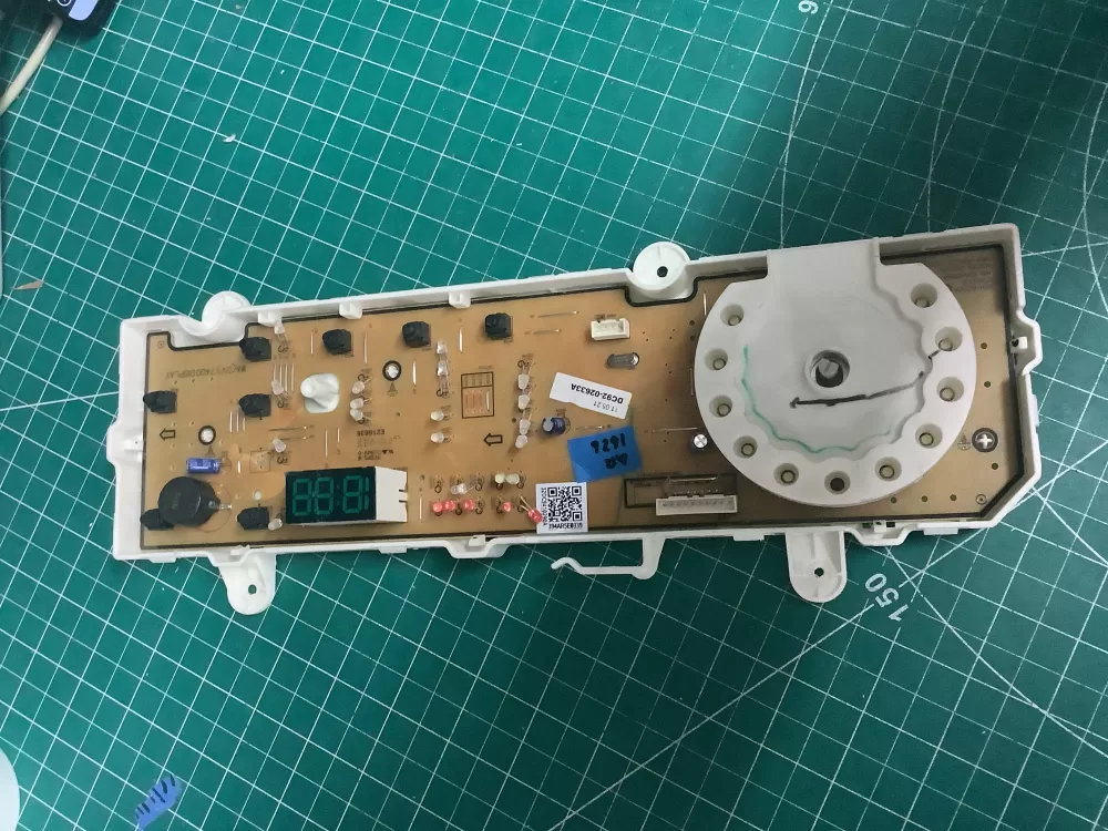 Samsung DC92 02633A Dryer Control Board Display AZ209700 | AR1626