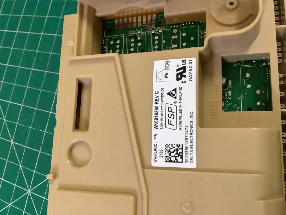 Whirlpool W10919360 W11087226 Dishwasher Control Board # AZ194797 | NR301