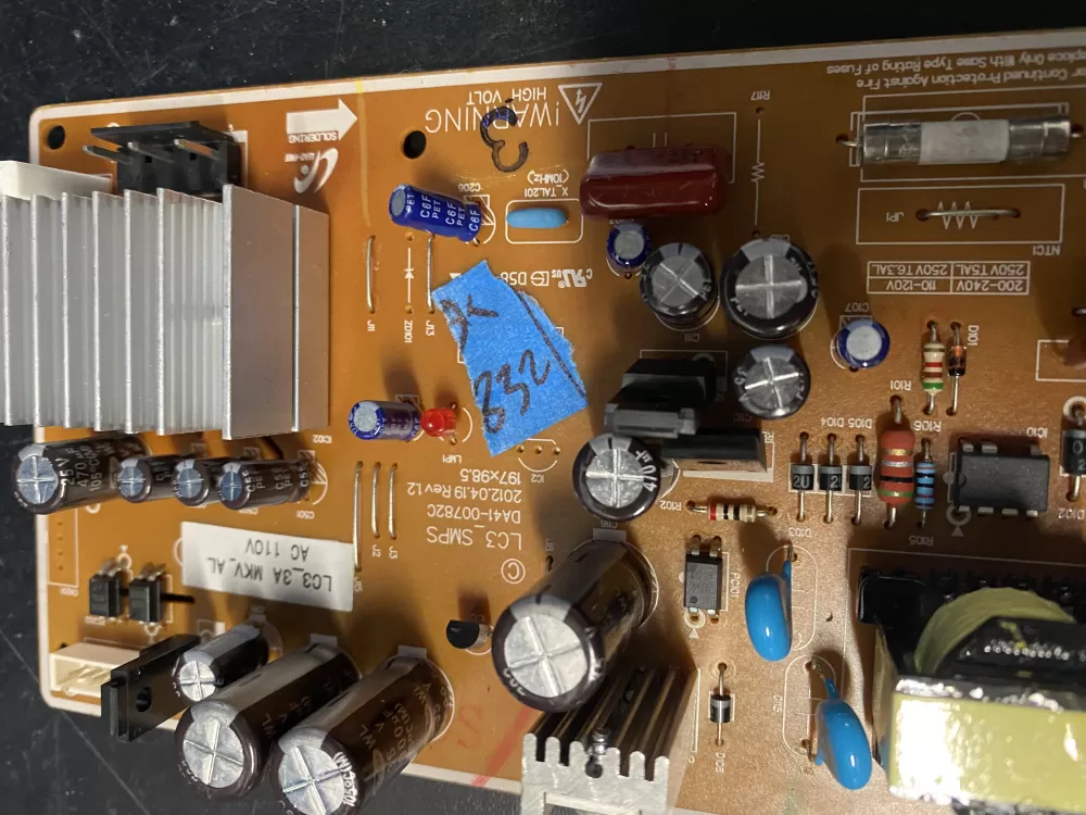 Samsung DA92-00268A Refrigerator Inverter Control Board AZ17402 | BK832