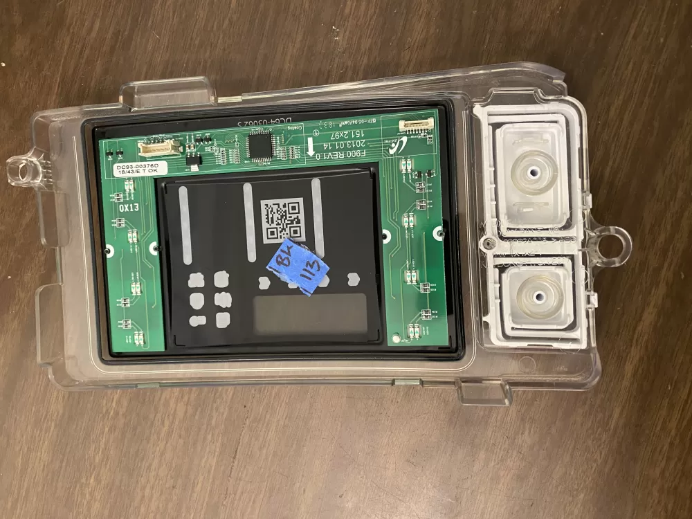 Samsung DC92-01607J DC94-06643A Dryer UI Control Board  AZ97003 | BK113