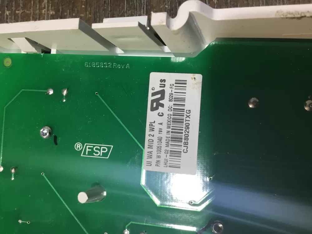 Whirlpool W10051040 Washer Control Board AZ54411 | NRV522