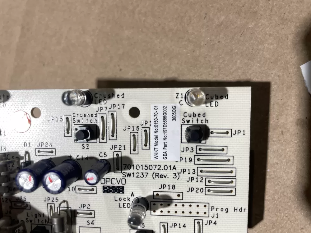 GE 197D5686G002 Refrigerator Control Board AZ78045 | Wm1356