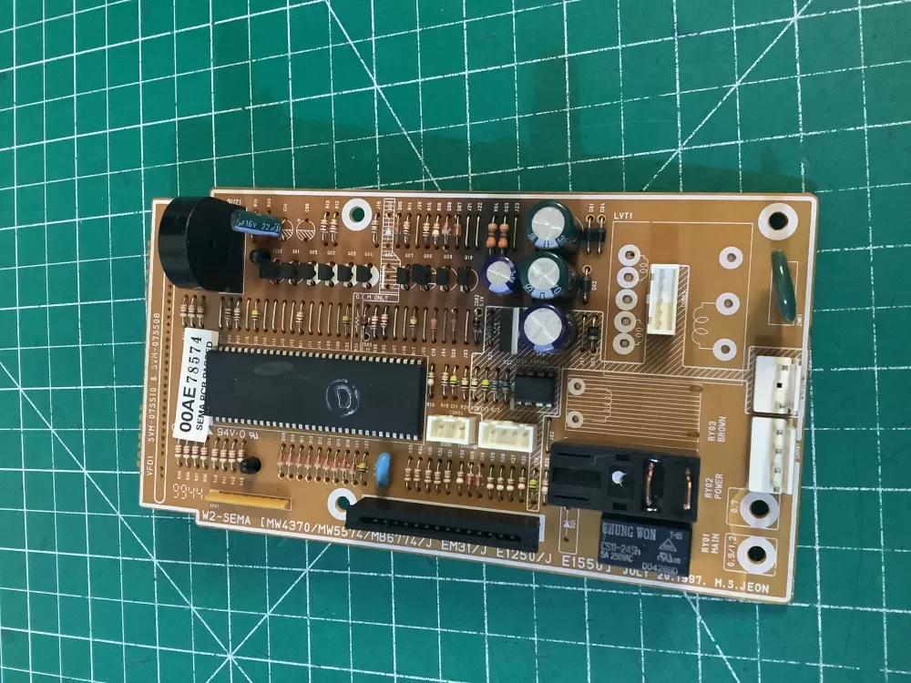 GE 00AE78574 MW4370  MW5574  Microwave Control Board AZ210191 | NR2761. 