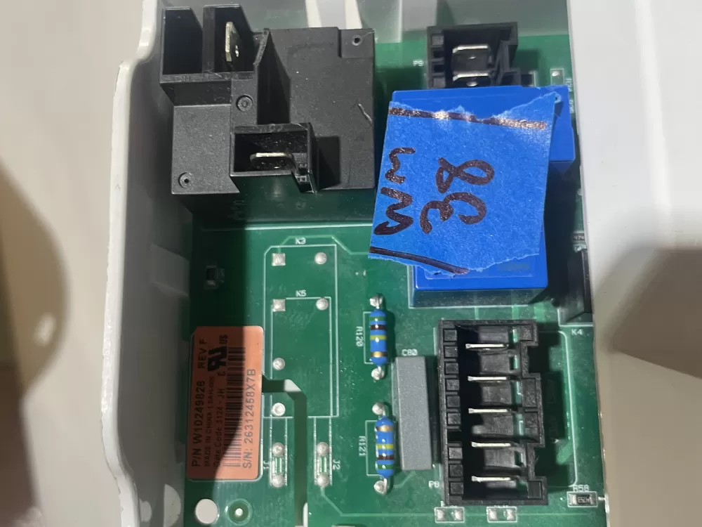 Whirlpool Maytag W10249826 W10249827 Dryer Control Board AZ152538 | Wm38