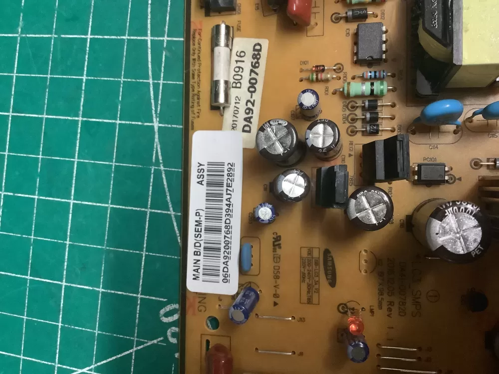 Samsung Da92 00768d Refrigerator Control Board Inverter AZ197726 | AR2183